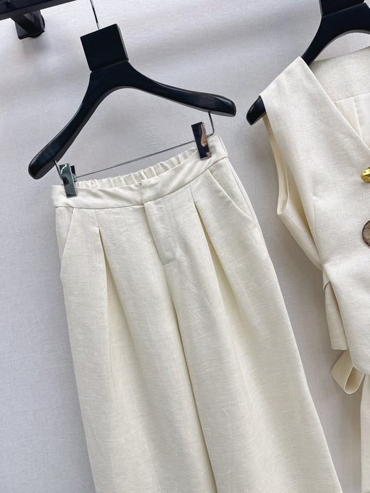 Lor*P 25ss linen vest and pants set