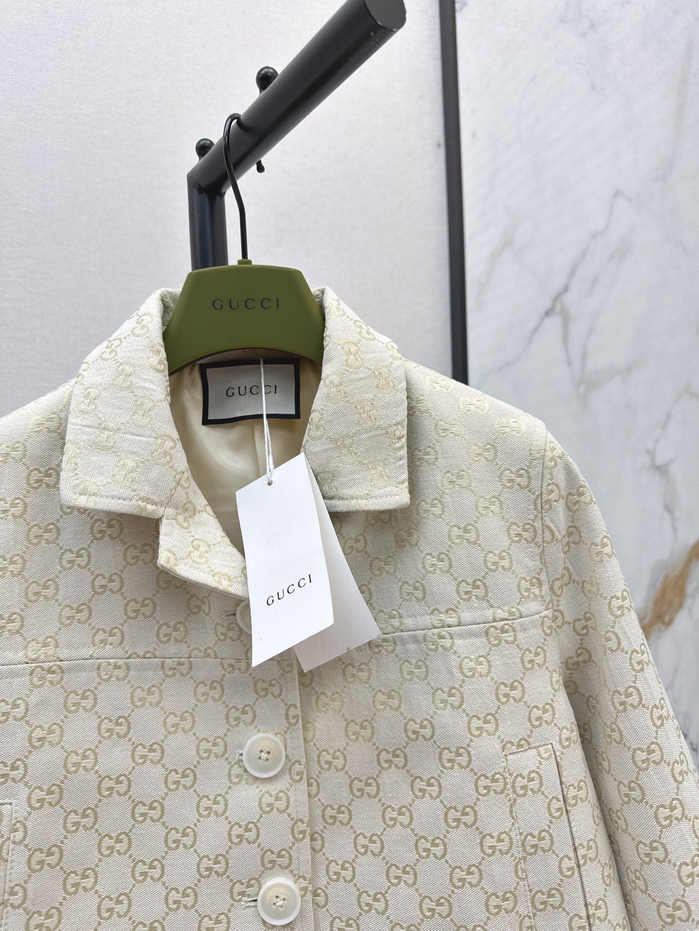 Gu* 25ss GG jacquard jacket