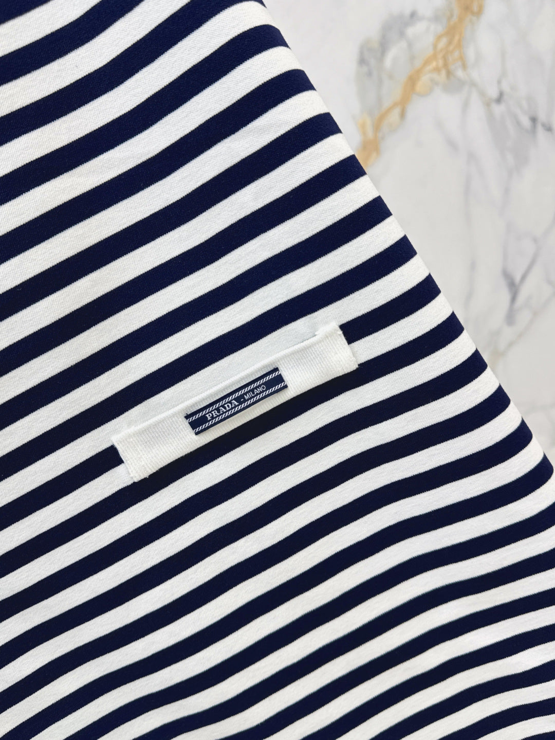 Pra* 25ss striped polo dress