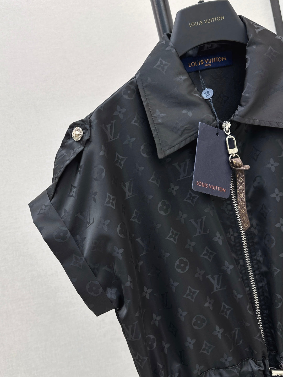 Loui* 25ss monogram drawstring dress