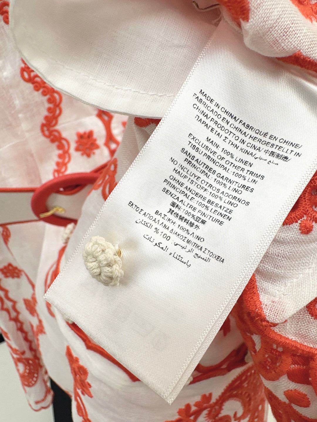 Zim* 25ss embroidered mini dress