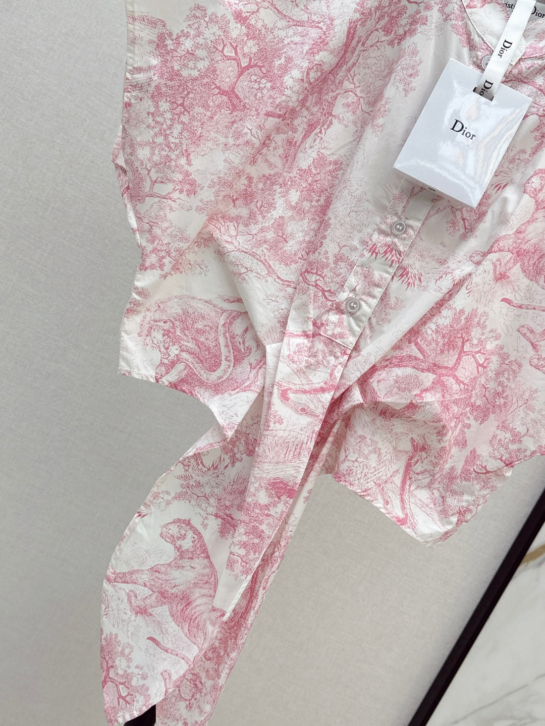 D*r 25ss tied cropped blouse