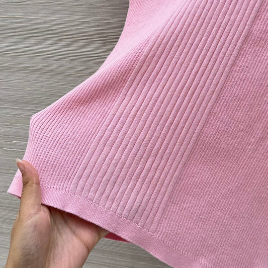 C*nel 25ss knitted short-sleeve top