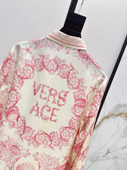 Versa* barocco silk shirt