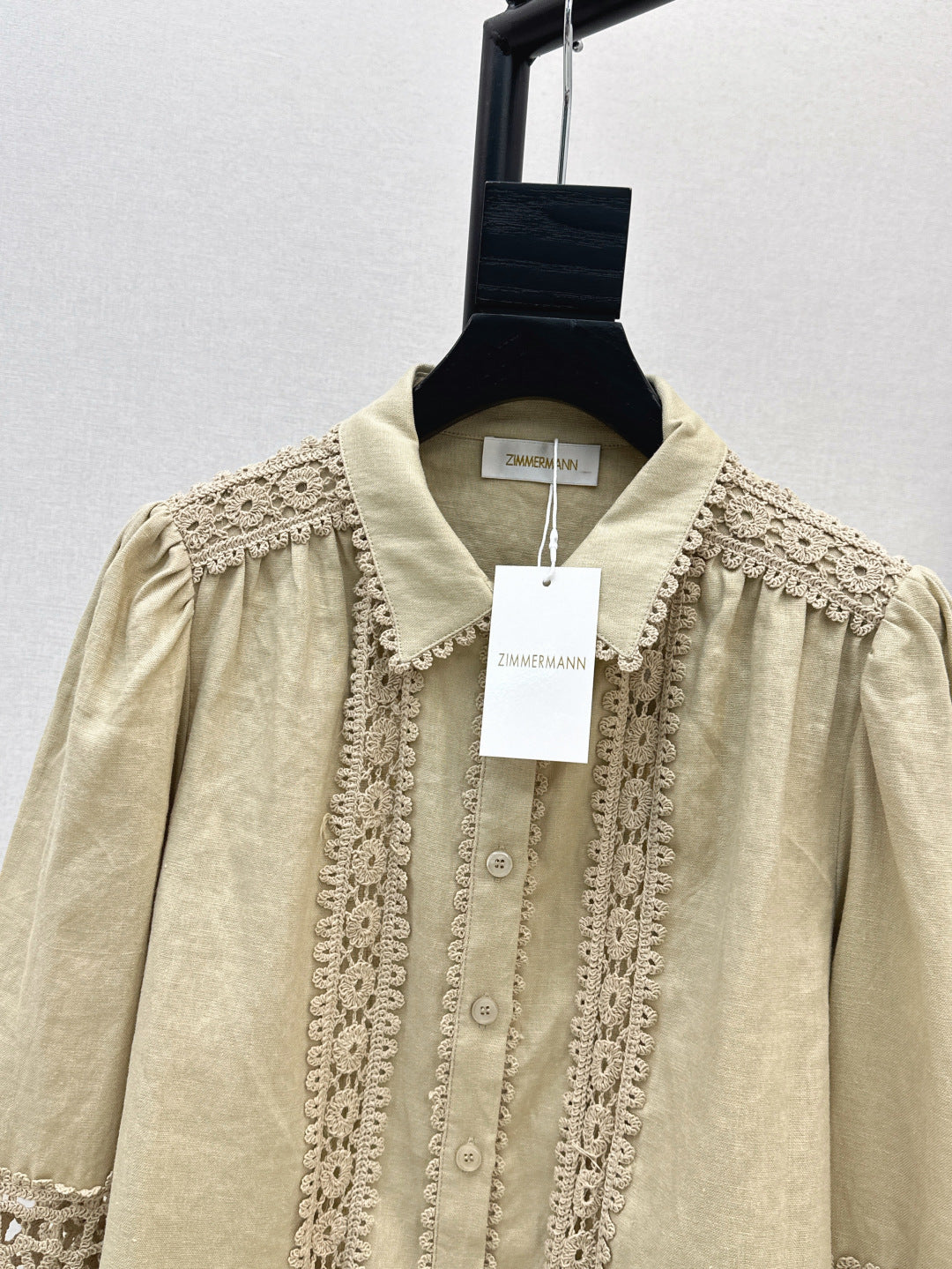 Zim* 25ss embroidered linen shirt