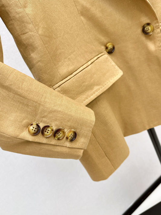 MaxM* 25ss linen blazer