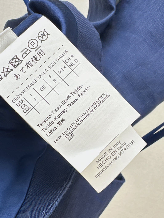 MaxM* 25ss linen halter vest