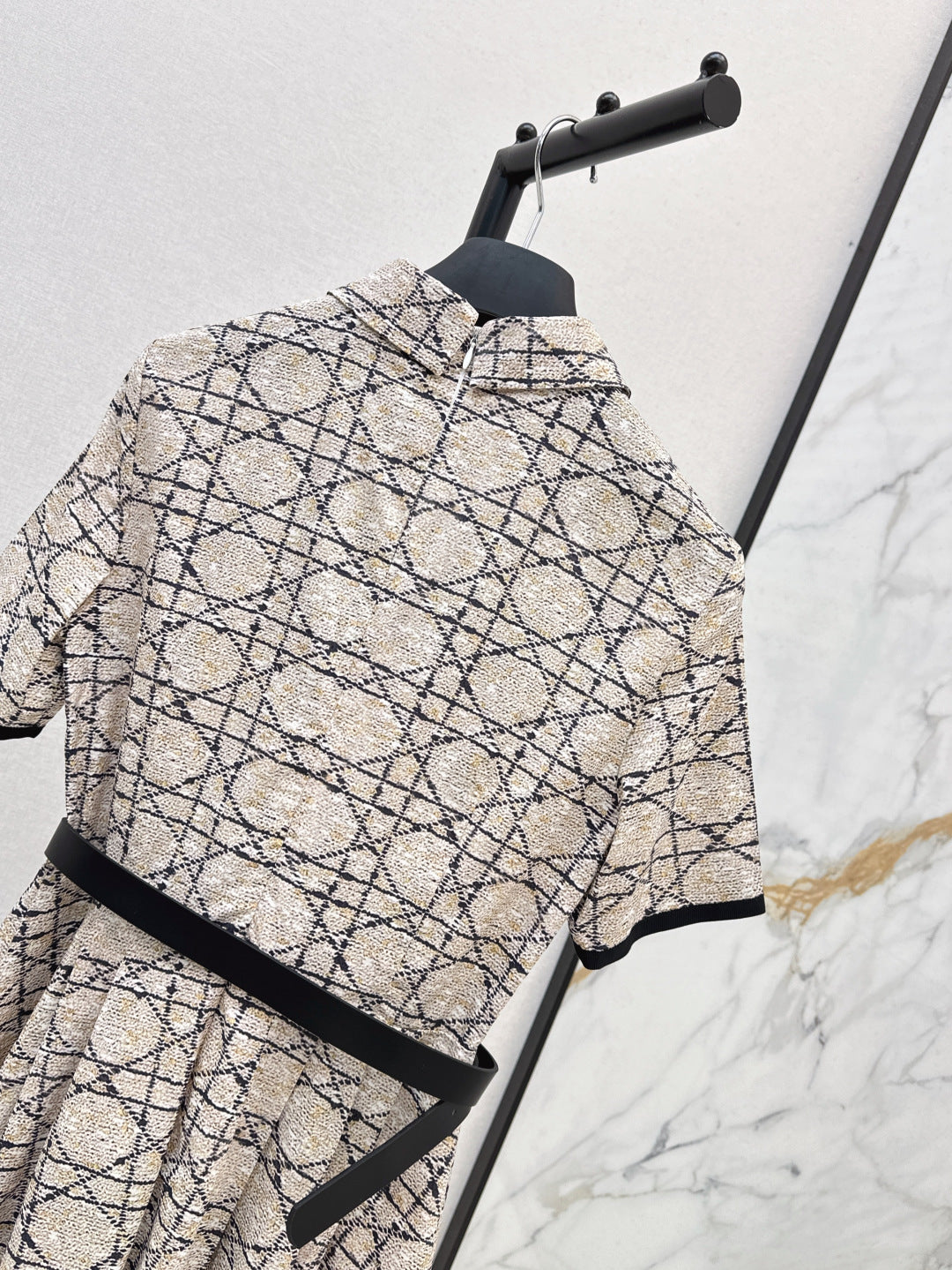 D*r 25ss macrocannage belted dress