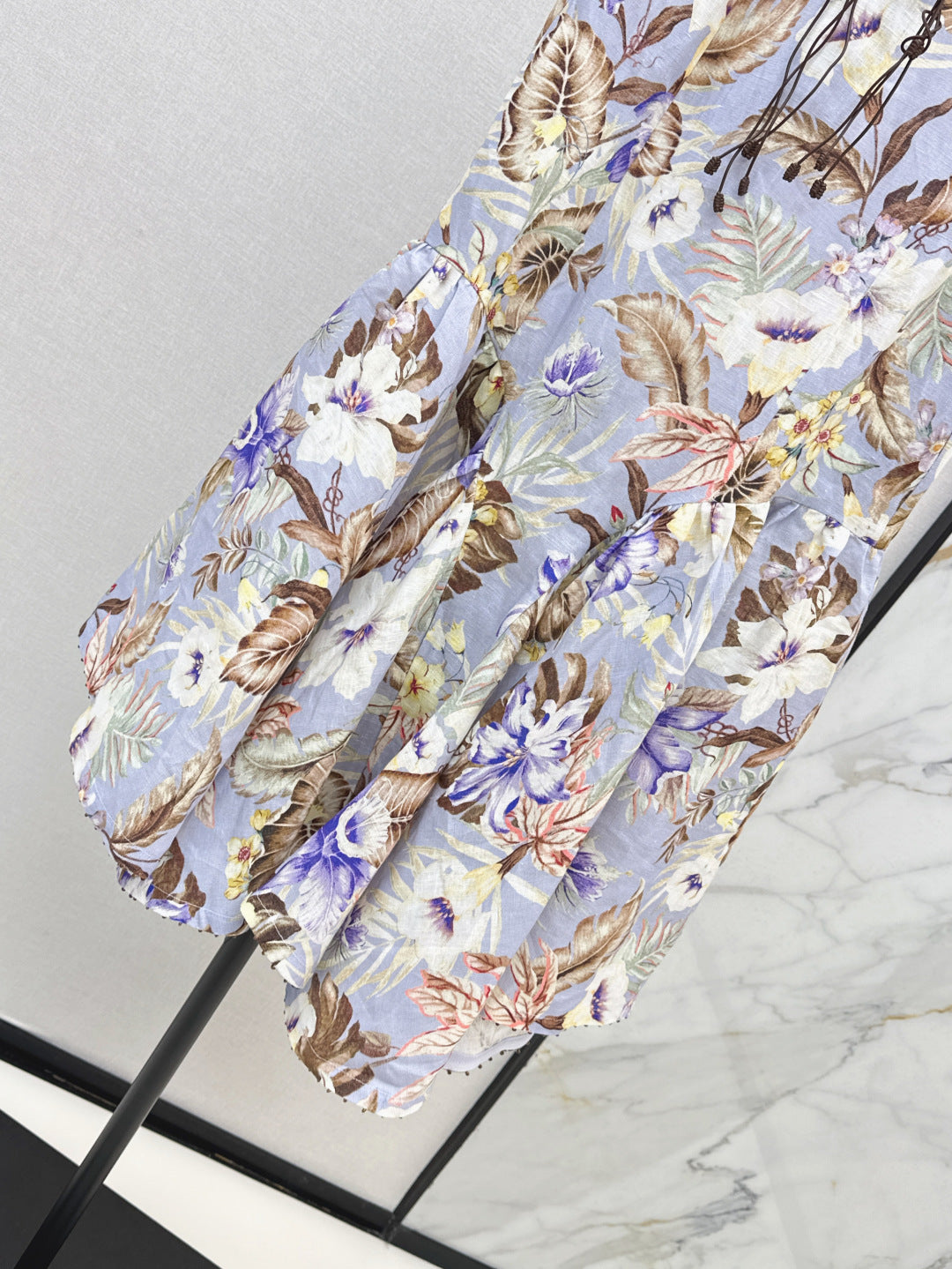 Zim* 25ss floral printed pencil skirt