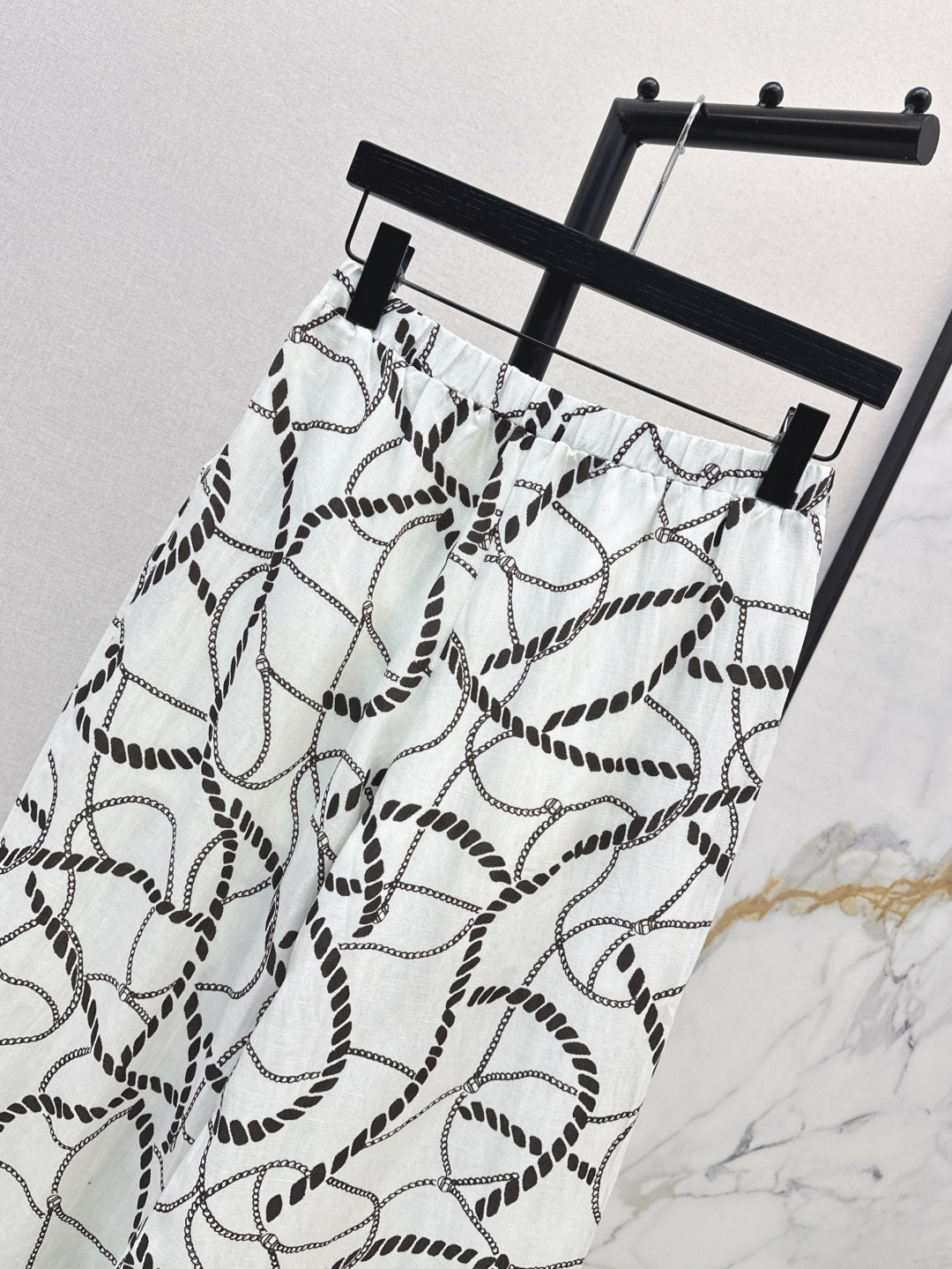 Herm* 25ss chain printed pants