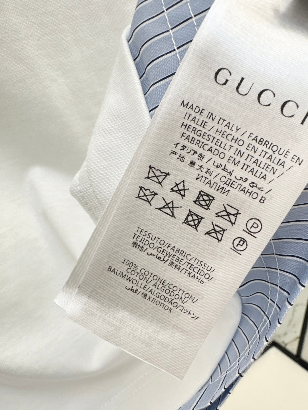 Gu* 25ss embroidered jersey t-shirt