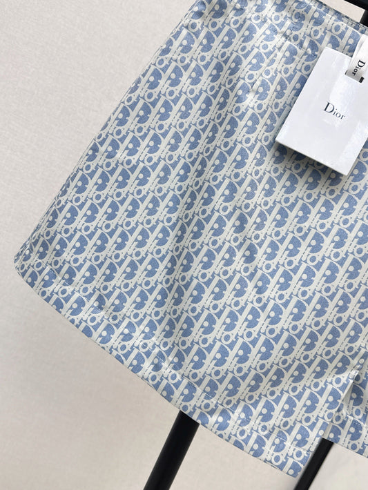 D*r 25ss oblique jacquard skort