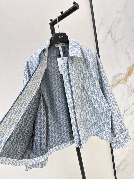 D*r 25ss oblique jacquard jacket