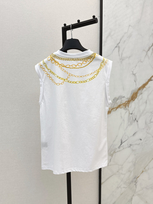 Balm* 25ss chain printed vest