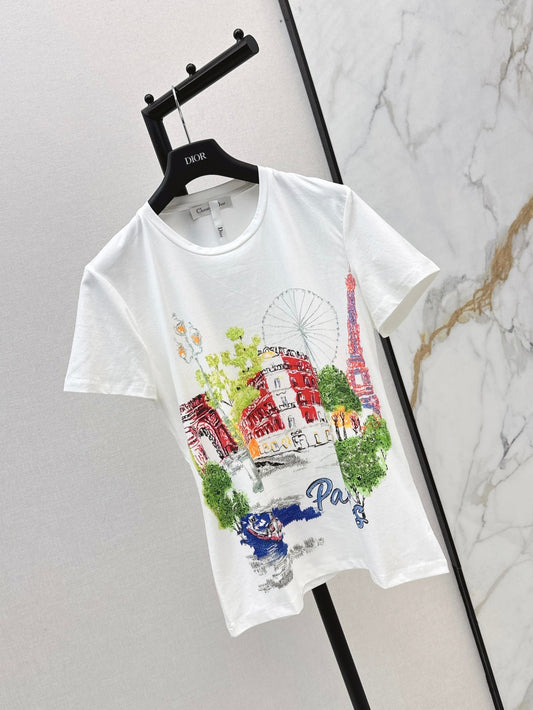 D*r 25ss printed cotton t-shirt
