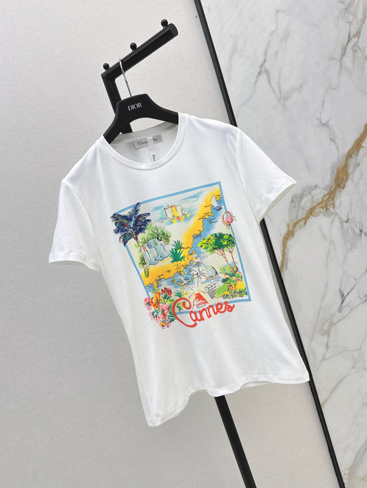 D*r 25ss printed cotton t-shirt