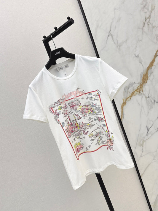D*r 25ss printed cotton t-shirt