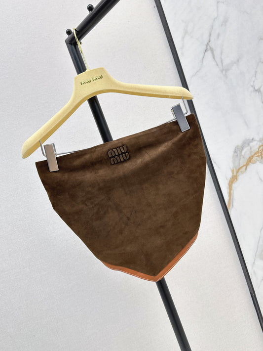 M*u 25ss suede bandana top