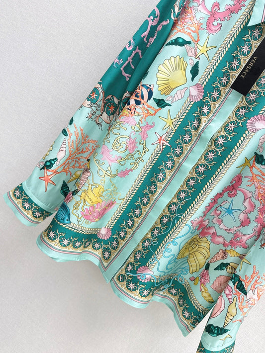 Versa* 25ss barocco silk shirt