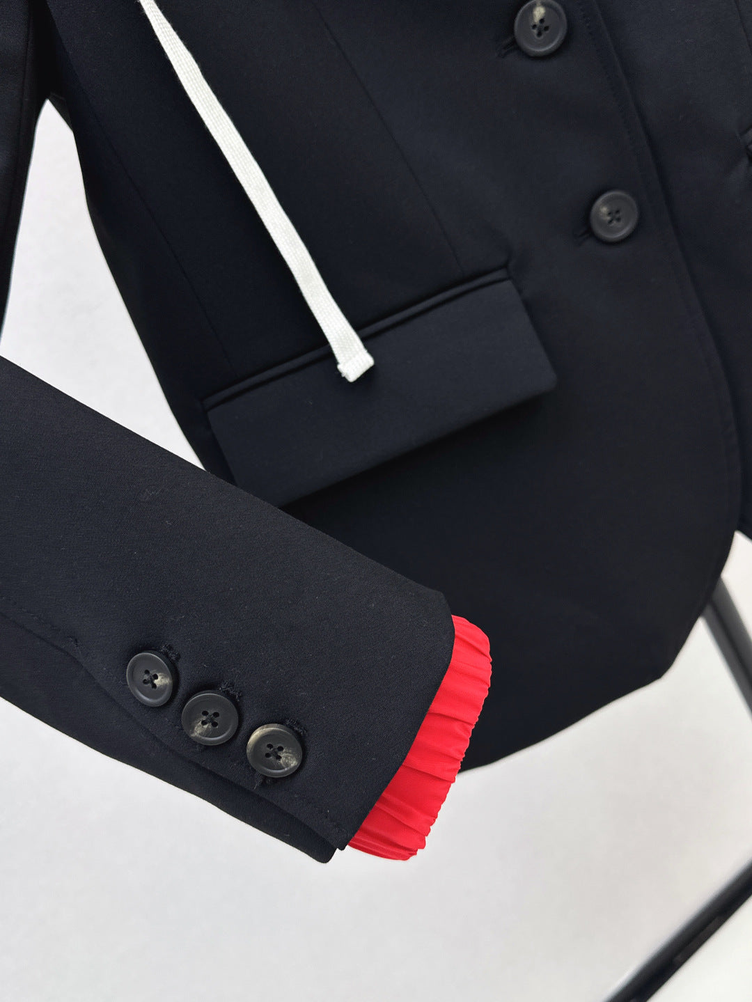 M*u 25ss mohair hooded blazer jacket