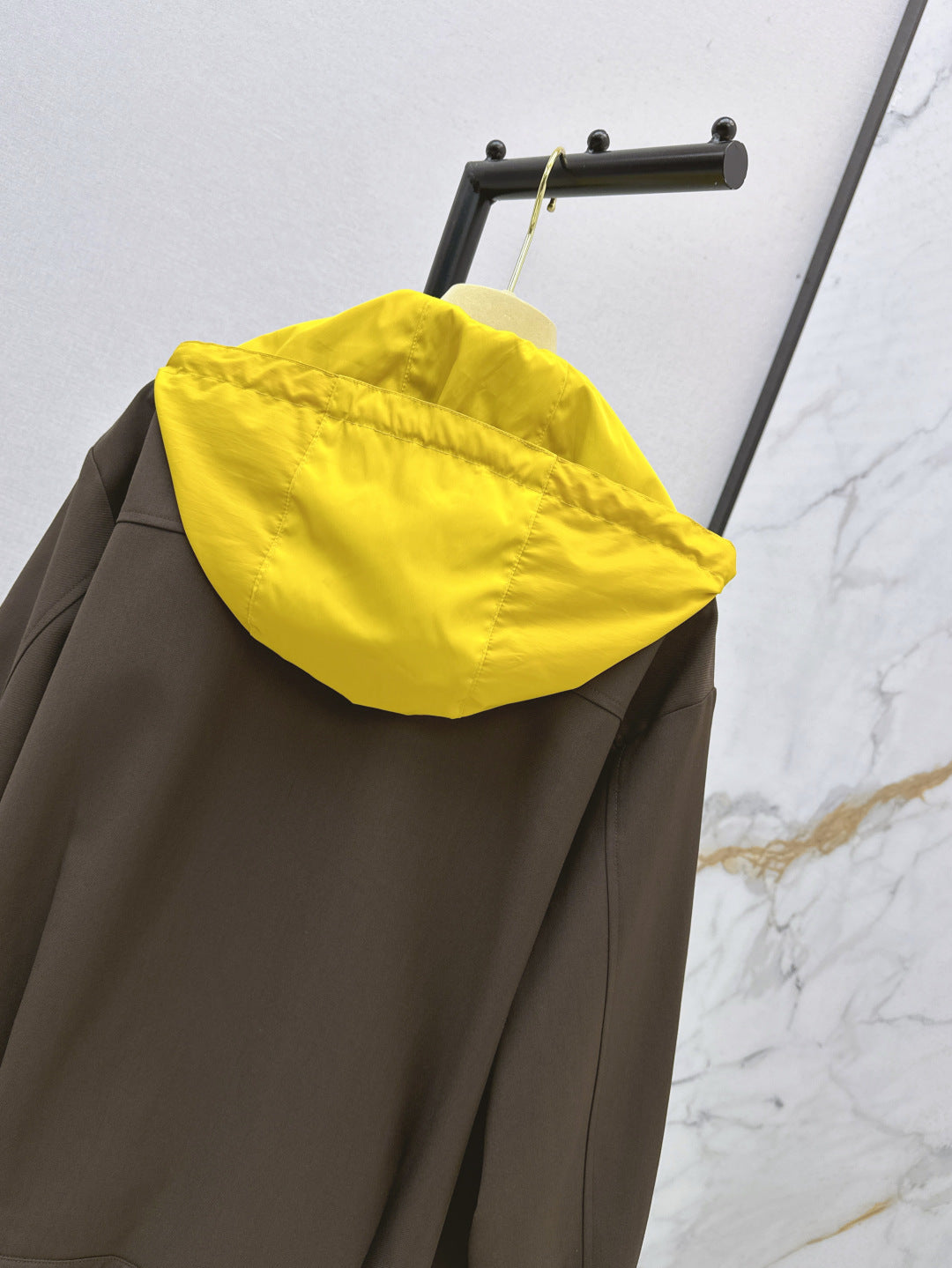 M*u 25ss mohair hooded blazer jacket