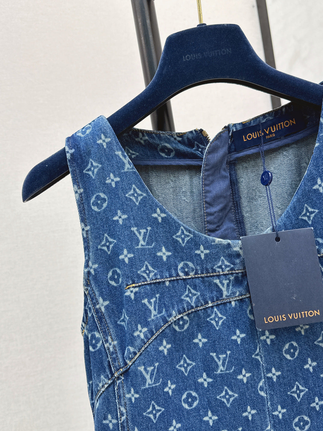 Loui* 25ss monogram denim dress