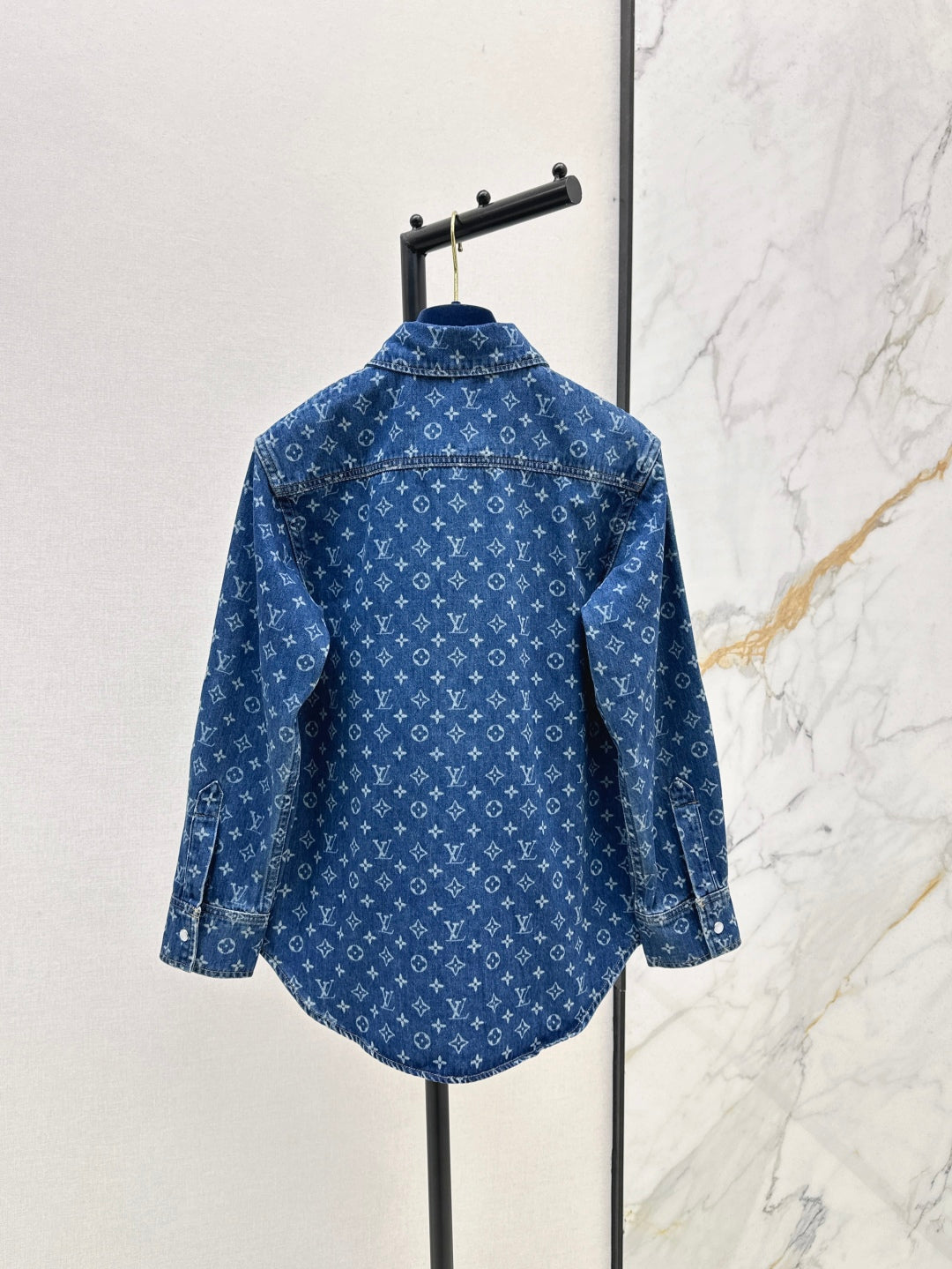 Loui* 25ss monogram denim shirt
