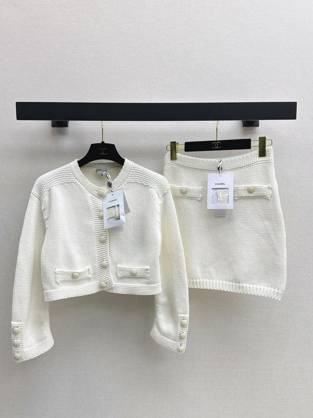 C*nel 25ss cropped knit top