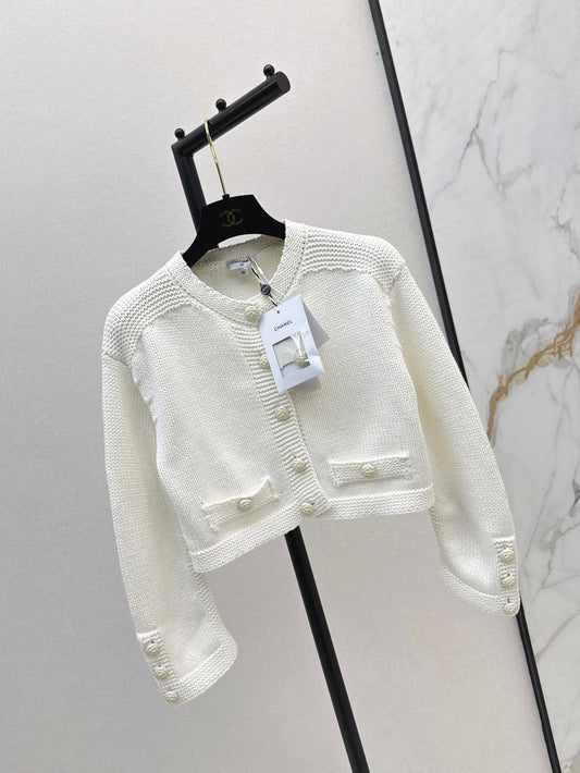 C*nel 25ss cropped knit top