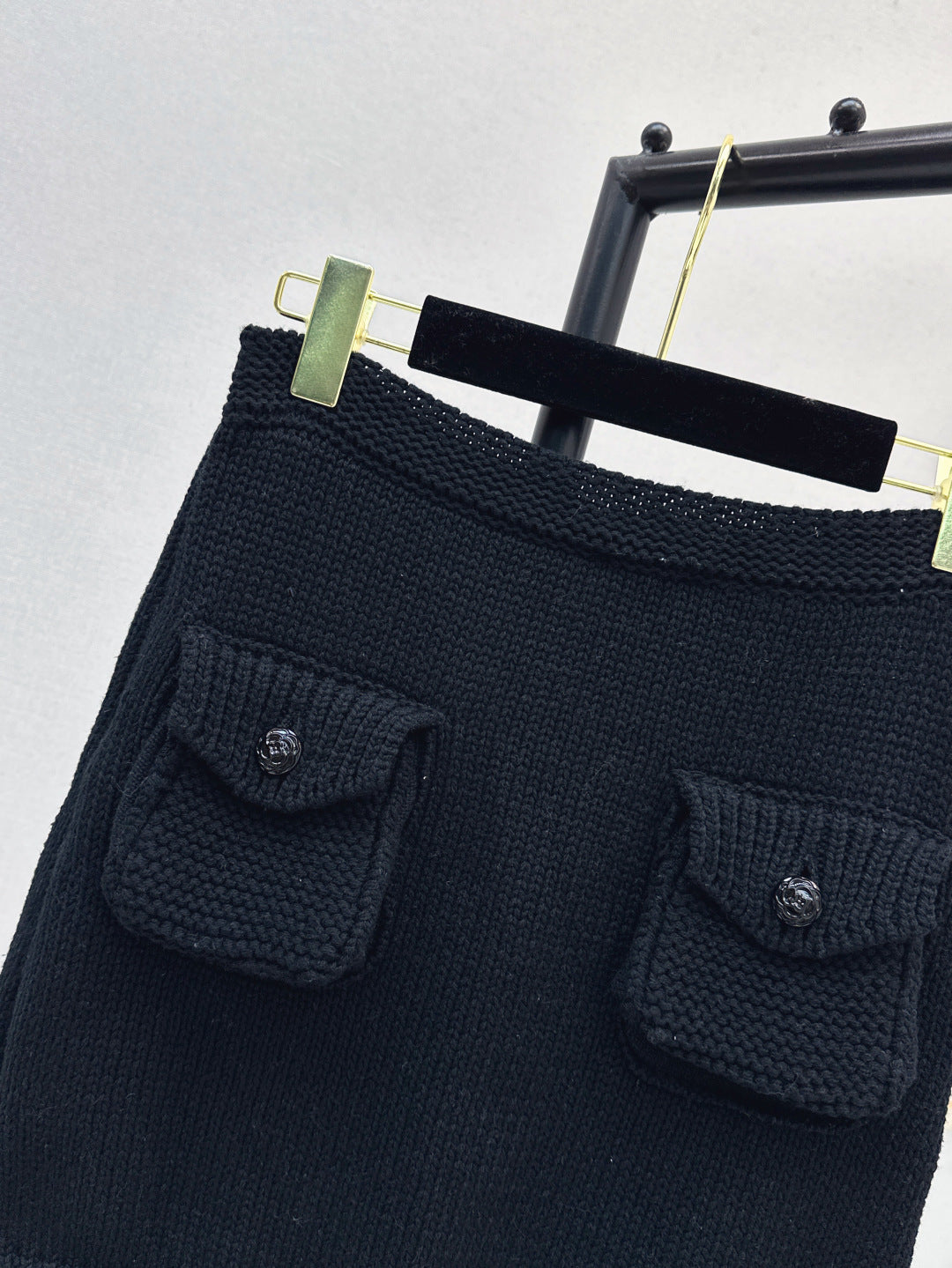 C*nel 25ss knitted miniskirt