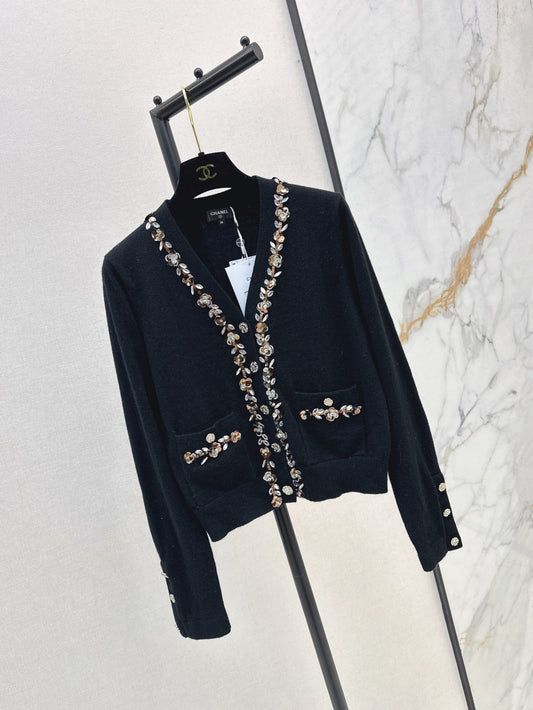 C*nel sequins embriodered cardigan