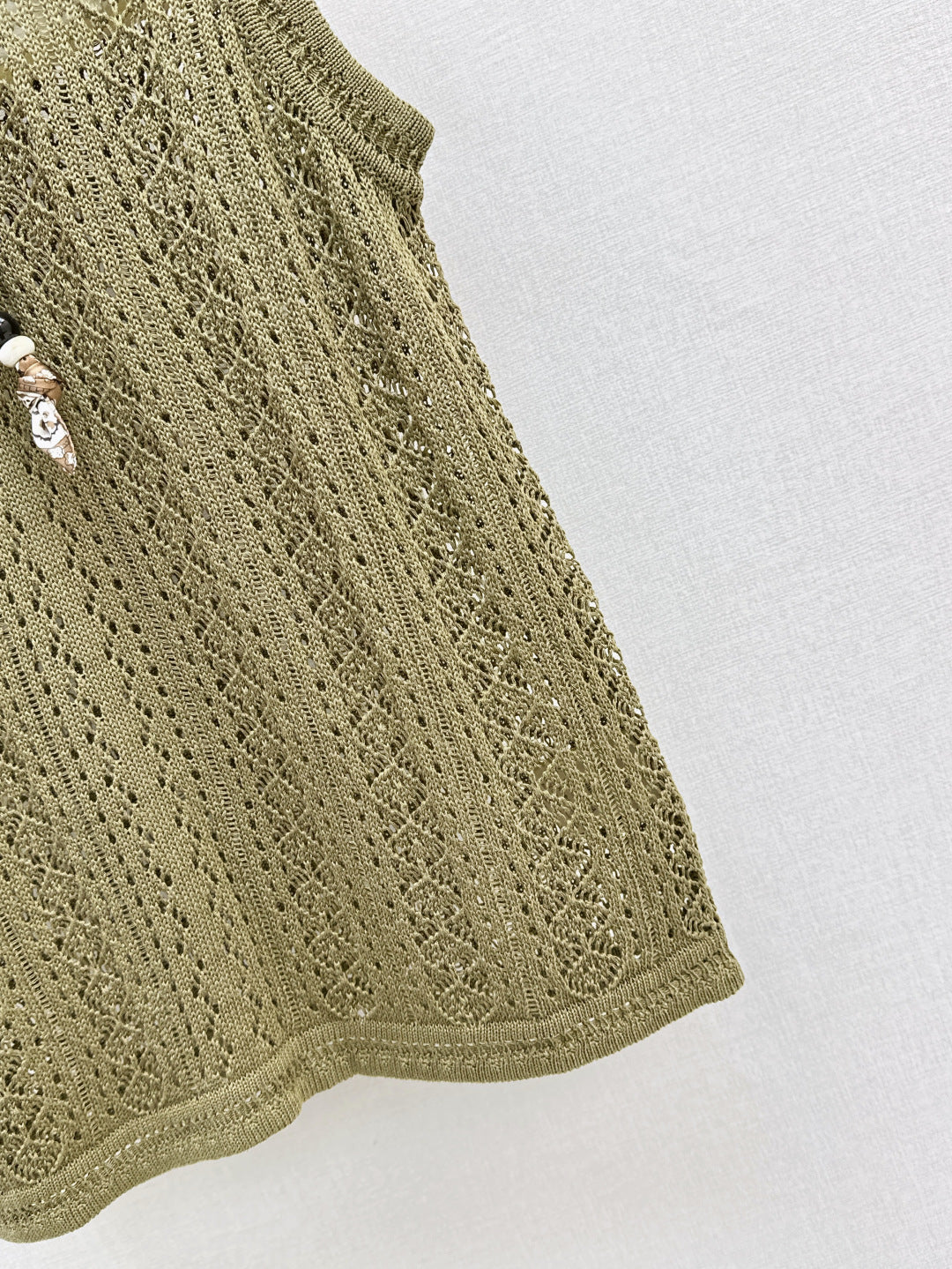 M*u 25ss knit vest with scarf