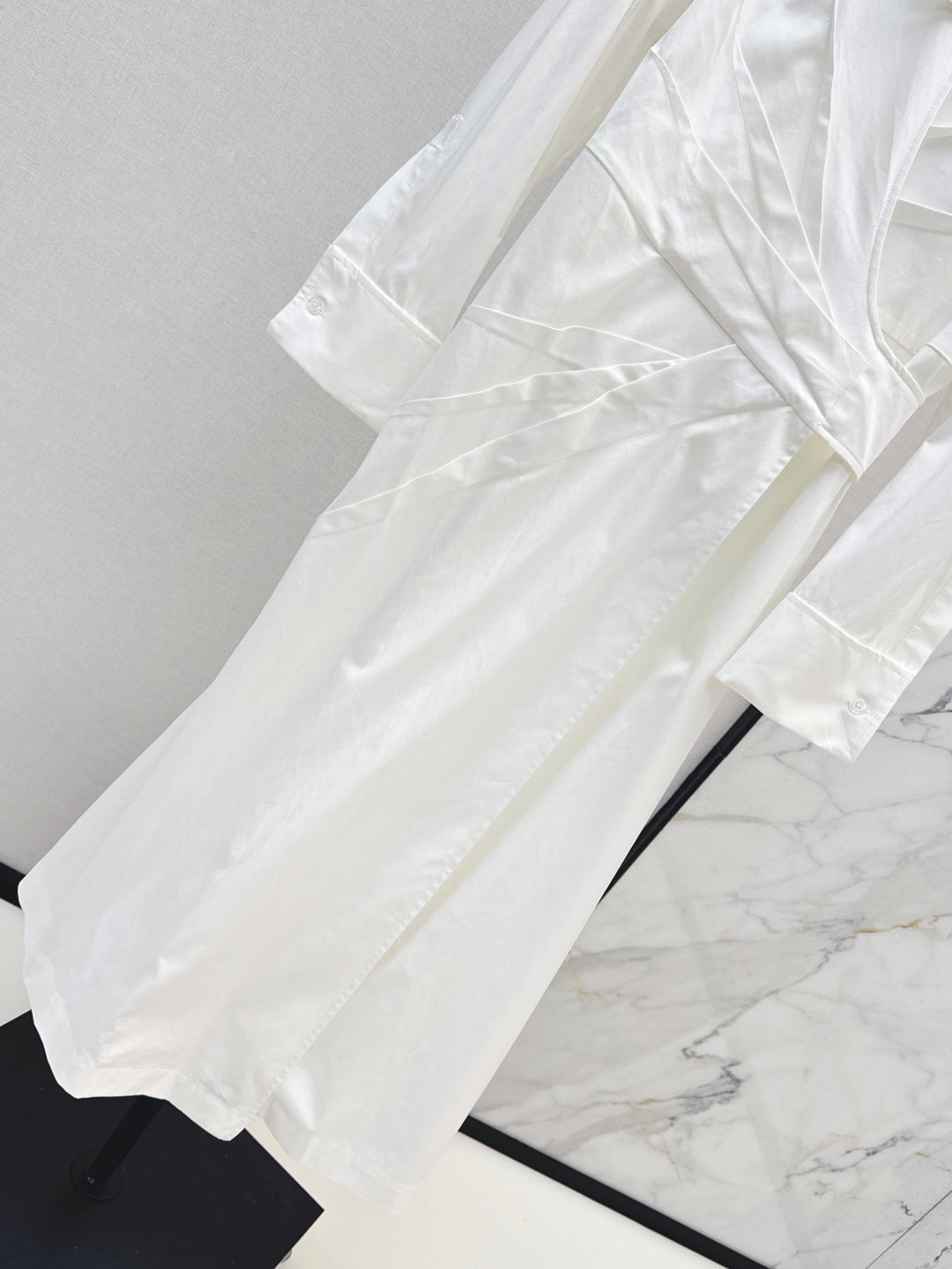 MaxM* 25ss long wrinkles shirtdress