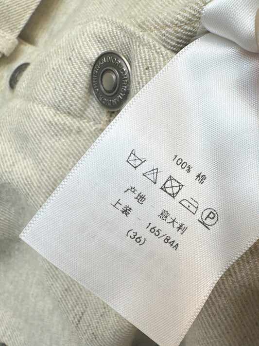 D*r 25ss painted cotton belted dress