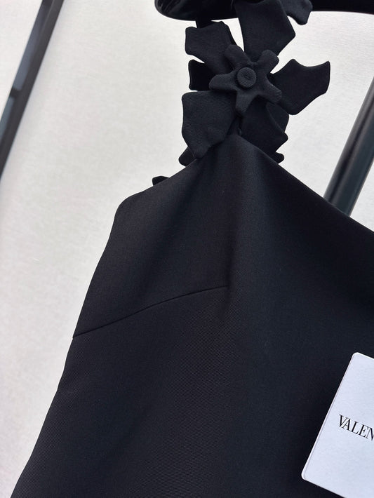 Valen* 25ss 3D flower slip short dress