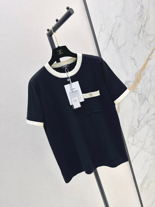 C*nel 25ss color-block knit top