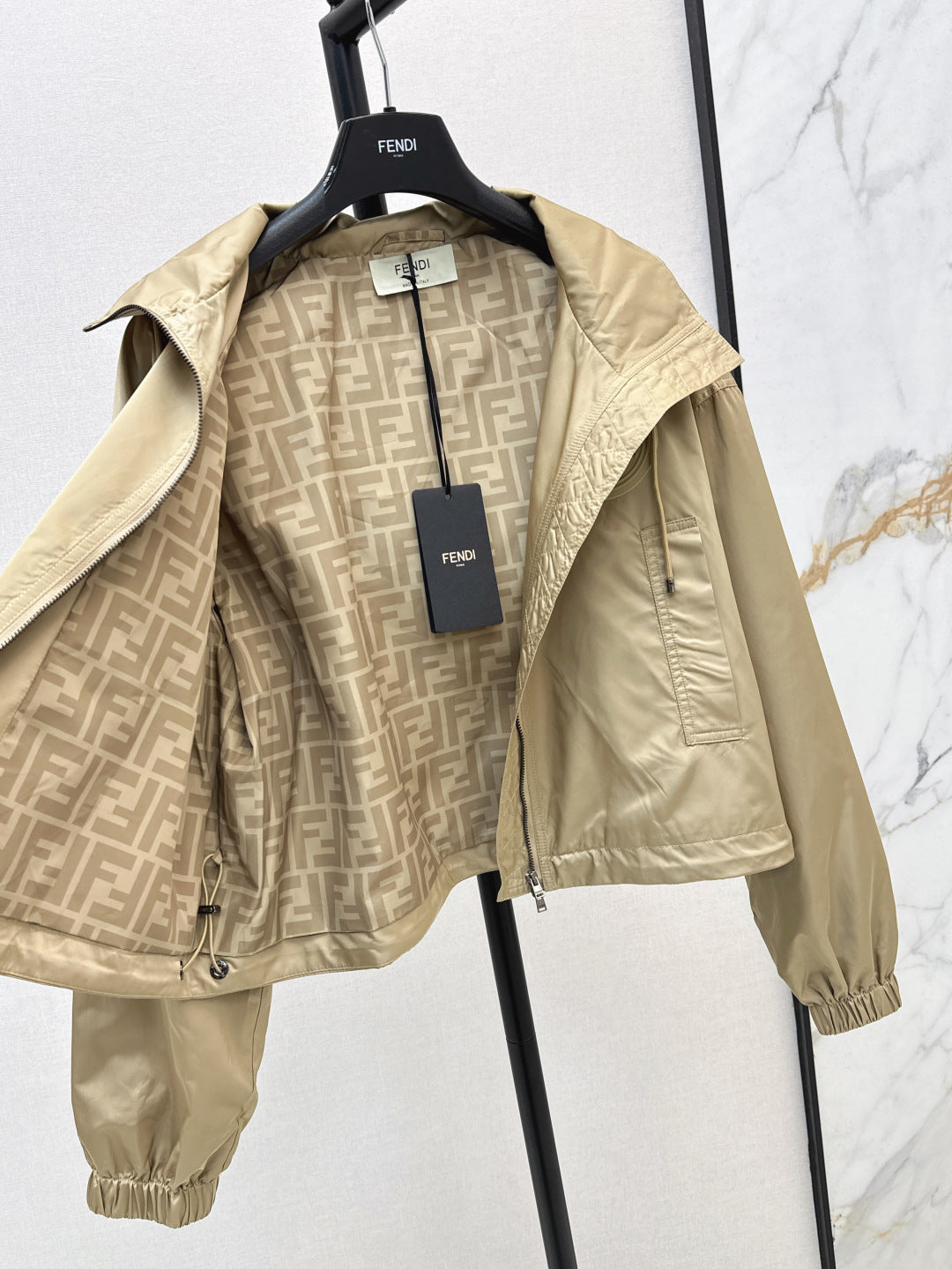 Fd* 25ss hooded zip-up jacket