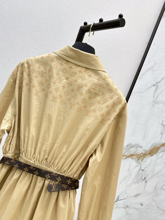 Loui* 25ss long-sleeve zip-up dress