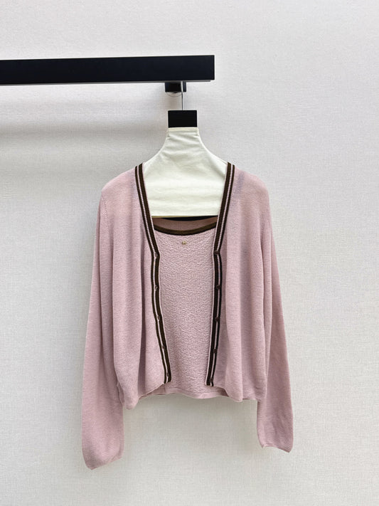 Herm* 25fw kintted vest cardigan