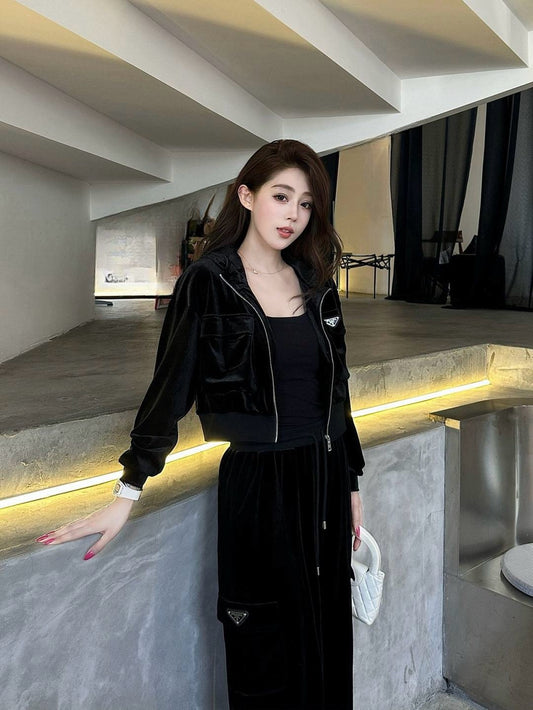 Pra* 25fw valvet suit