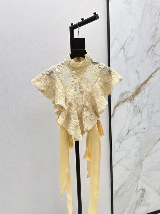 Zim* 25ss lace shirt