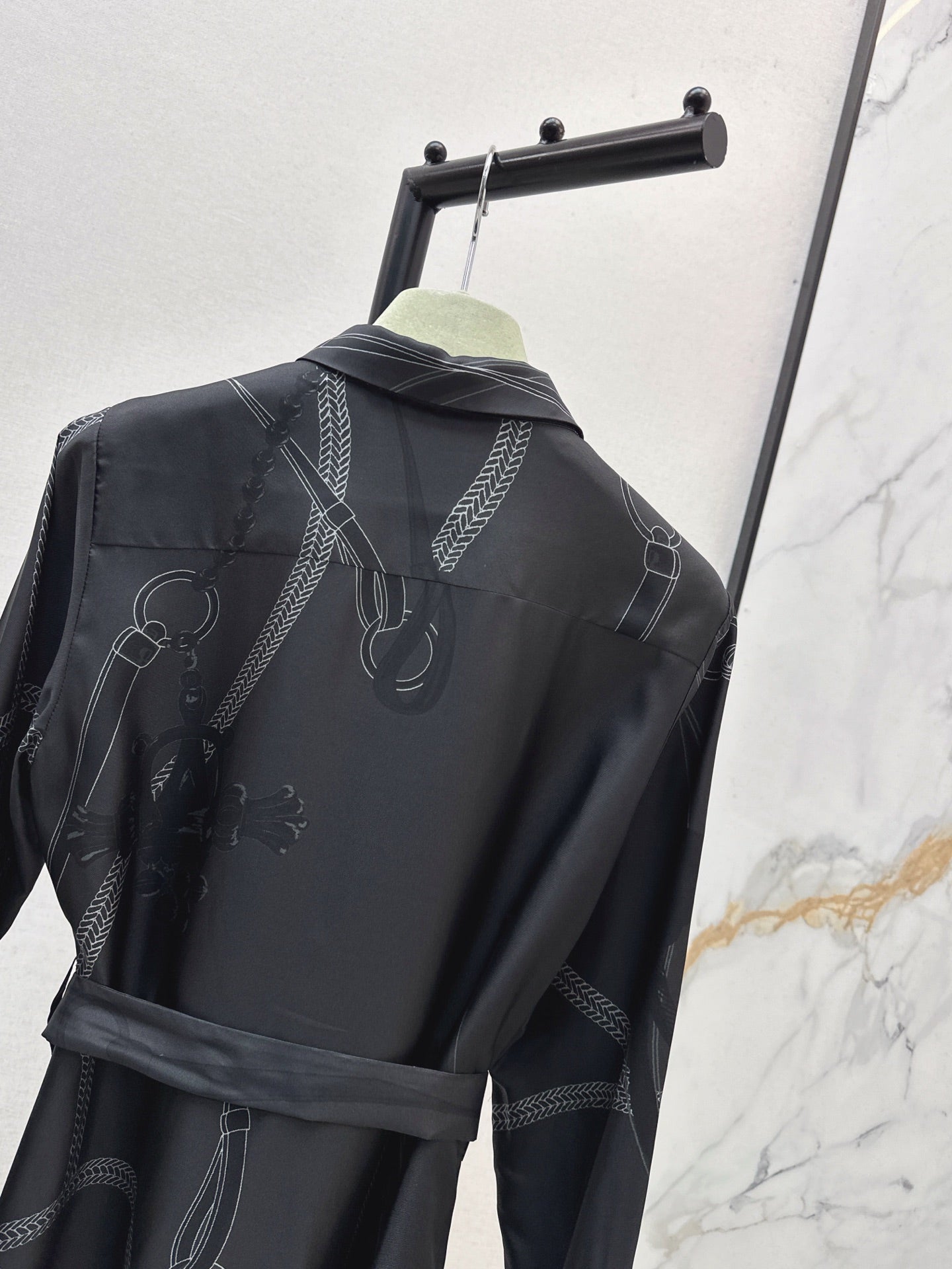 Herm* 25fw silk dress