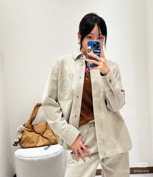 Fd* 25fw denim shirt