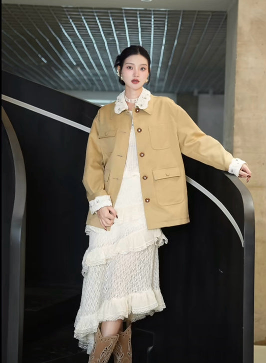 Valen* 25fw lace jacket