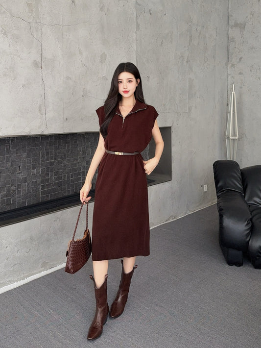Herm* 25fw wool dress