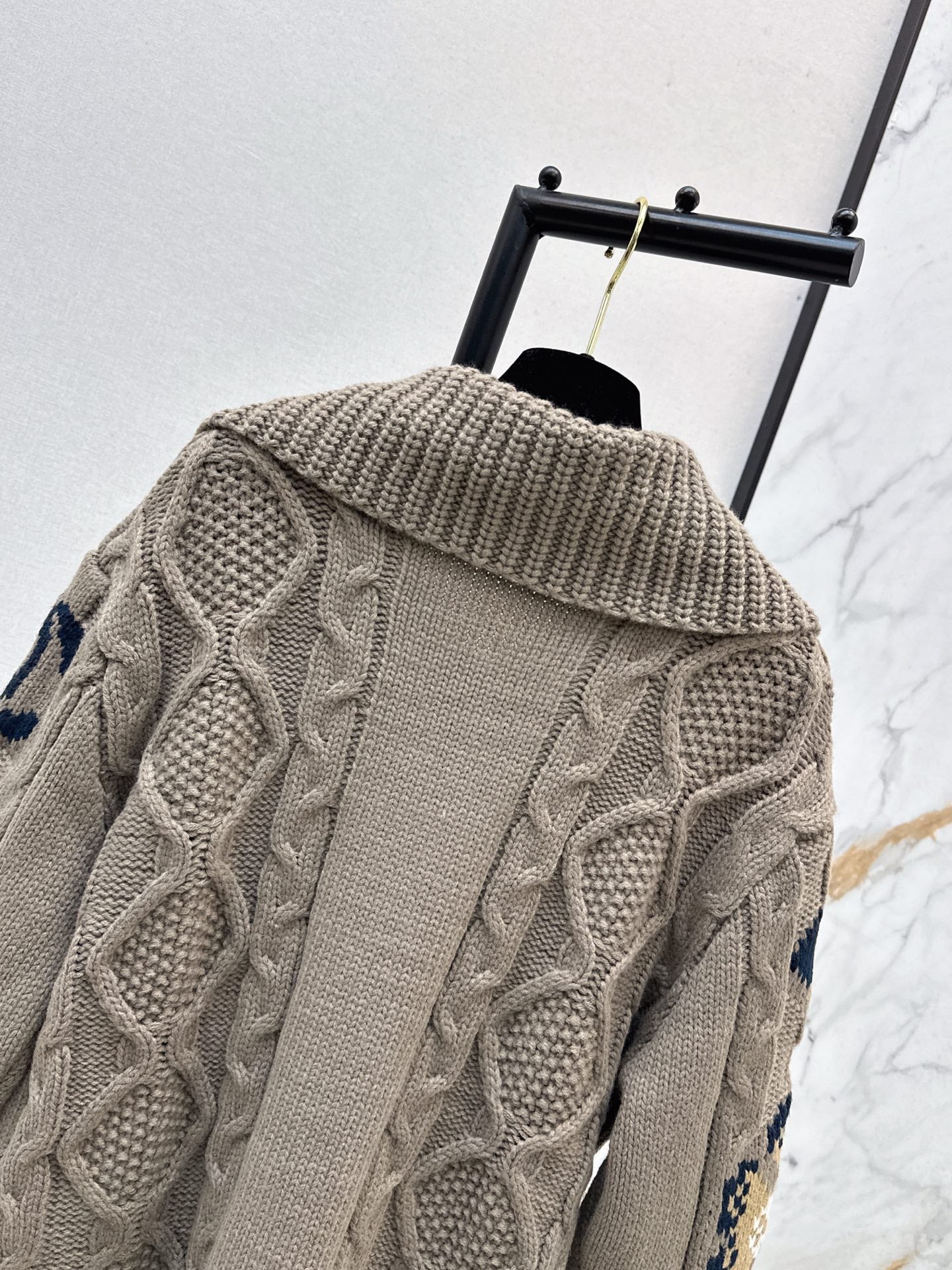 C*nel 25fw wool knitted jacket