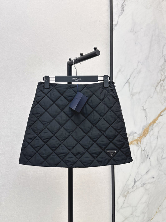 Pra* 25fw plaid skirt