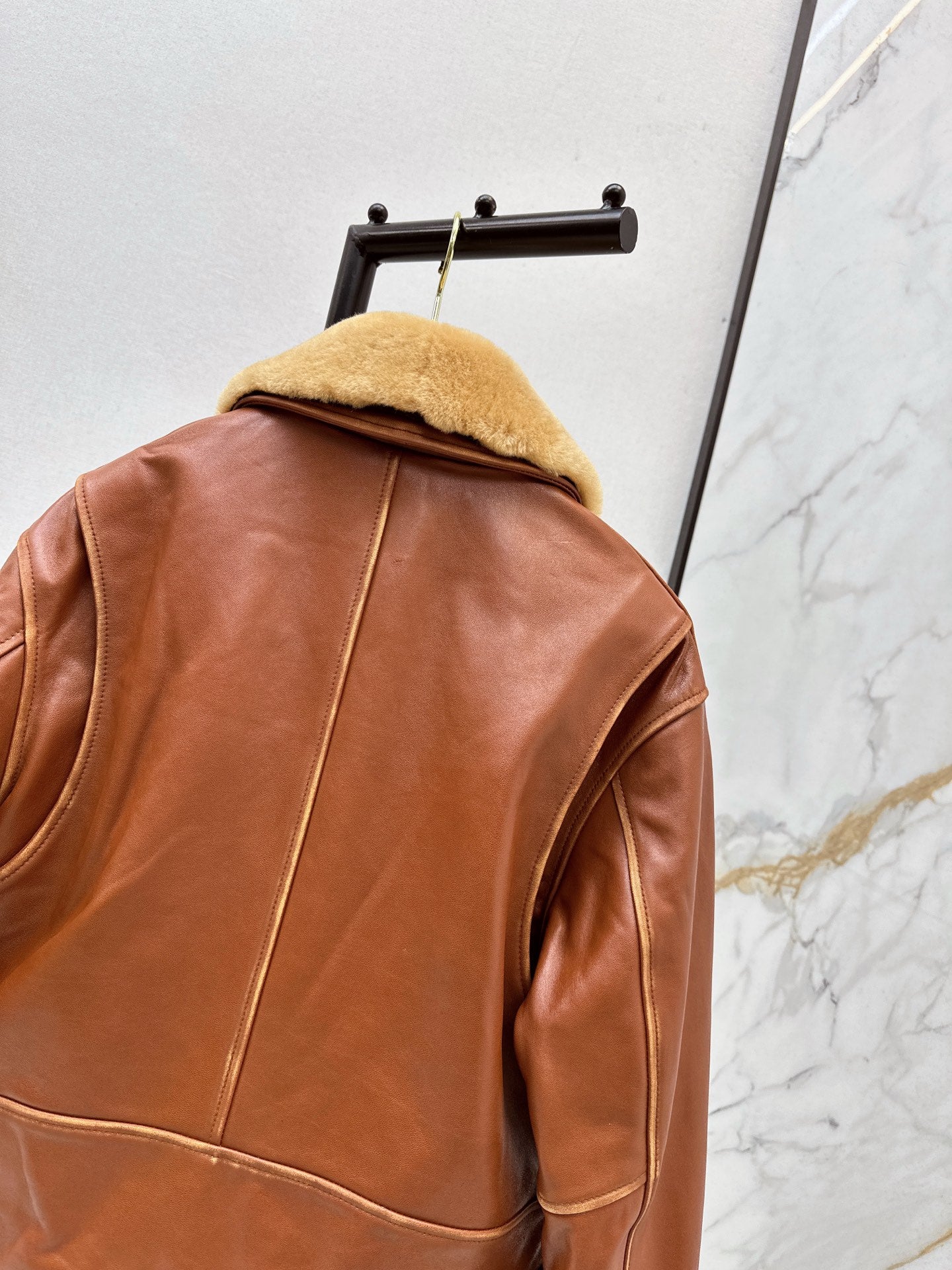 M*u 25fw leather jacket