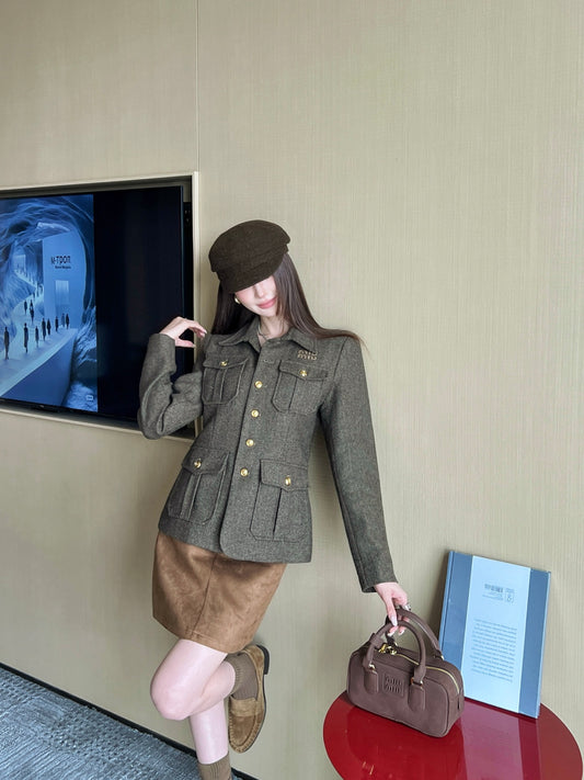 M*u 25fw knitted jacket