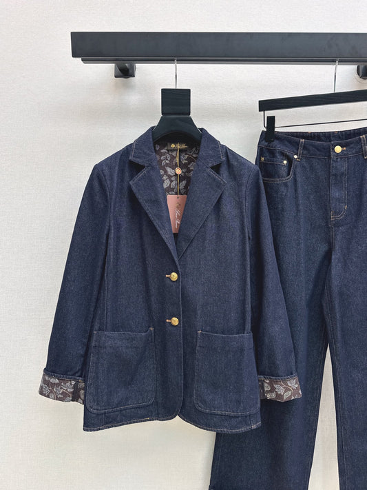 Lor*P 25fw denim suit